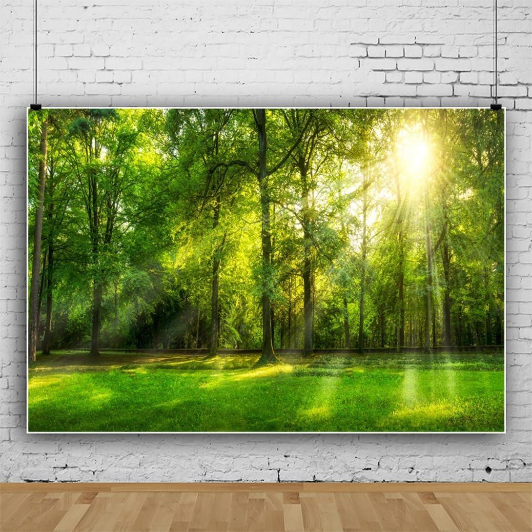 Fondo de Fotografía Leowefowa 3x2.2m Selva Primavera