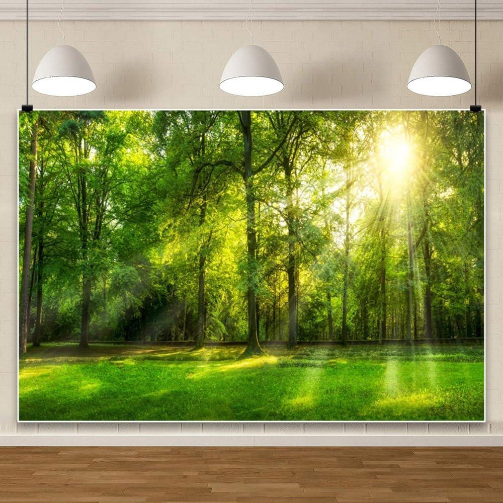 Fondo de Fotografía Leowefowa 3x2.2m Selva Primavera