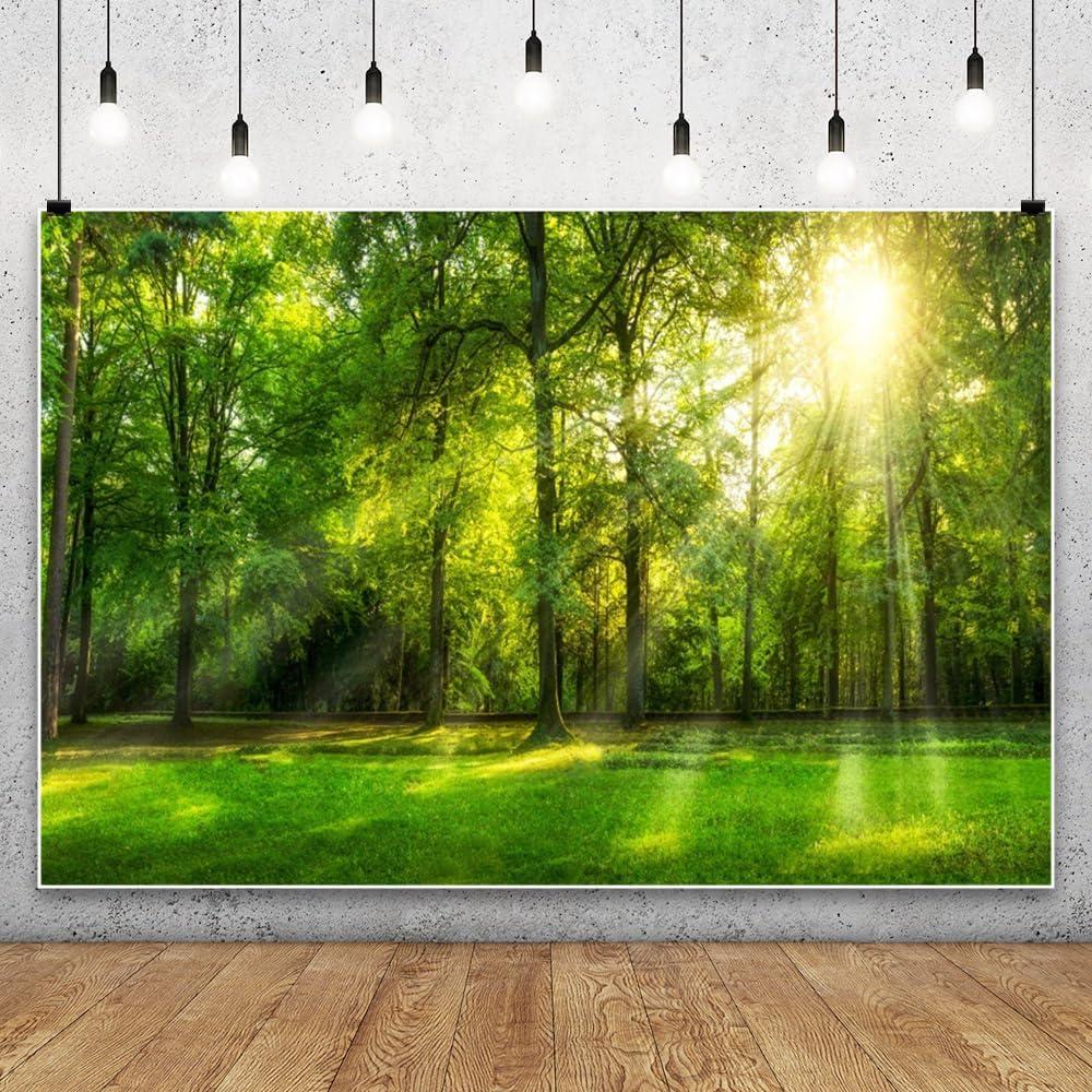 Fondo de Fotografía Leowefowa 3x2.2m Selva Primavera