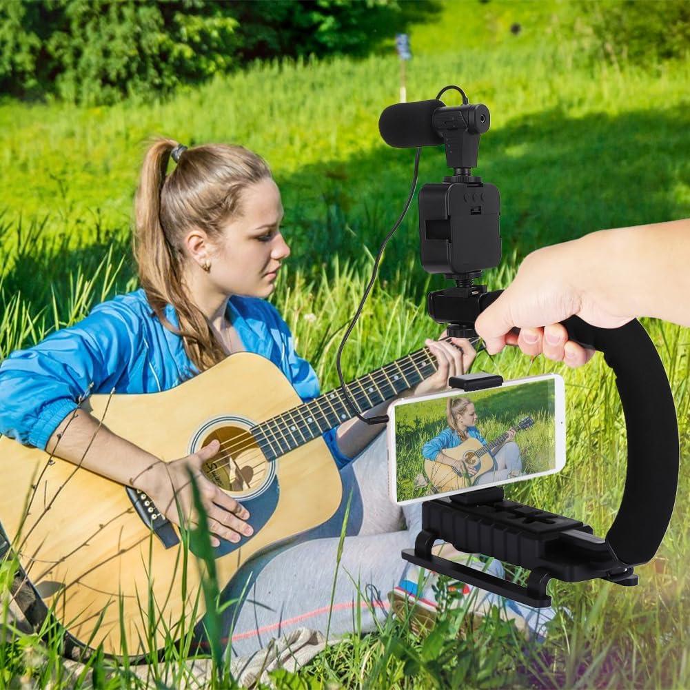 Soporte Estabilizador de Cámara de Mano Tiiyee con Luz LED