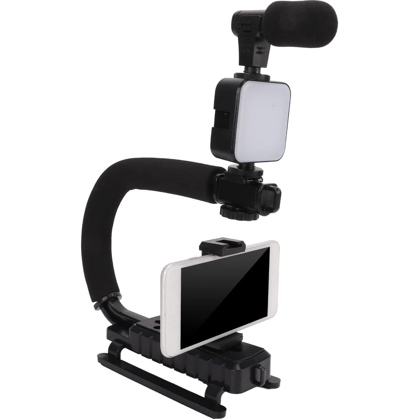 Soporte Estabilizador de Cámara de Mano Tiiyee con Luz LED