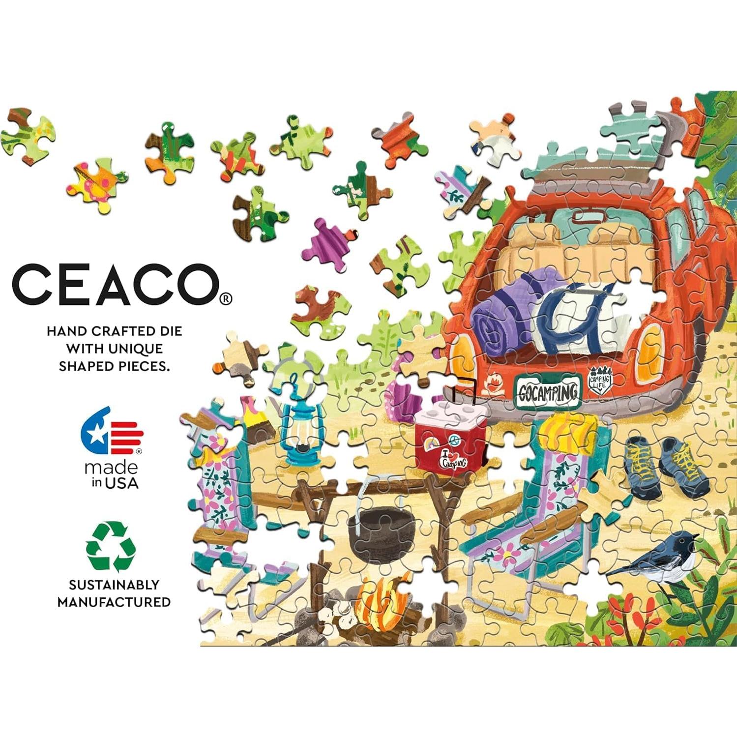 Rompecabezas 500 Piezas Ceaco Olivia Gibbs Ve de Camping