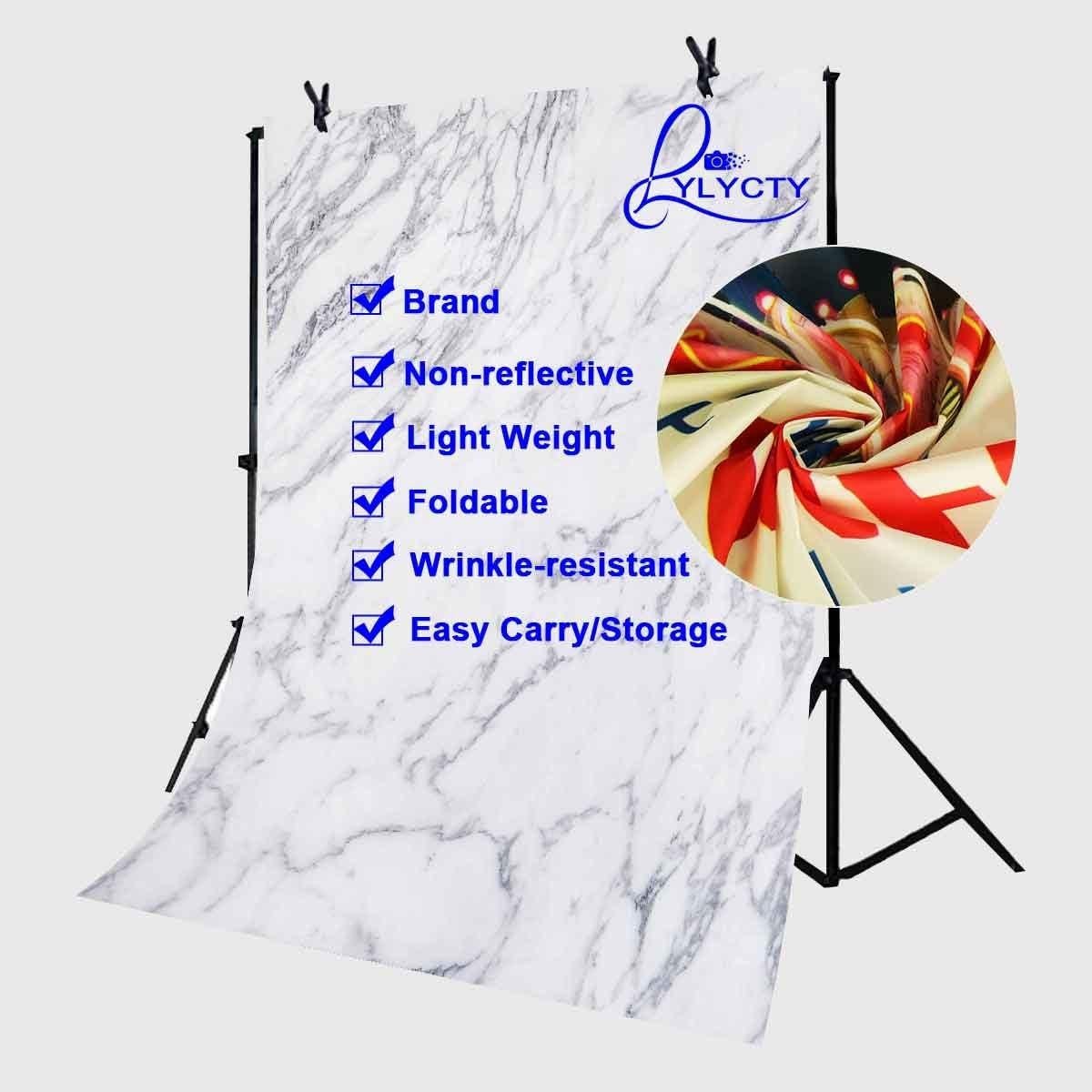 Fondo Fotográfico Personalizado Vinilo 5x2.13m Marble LYLYCTY