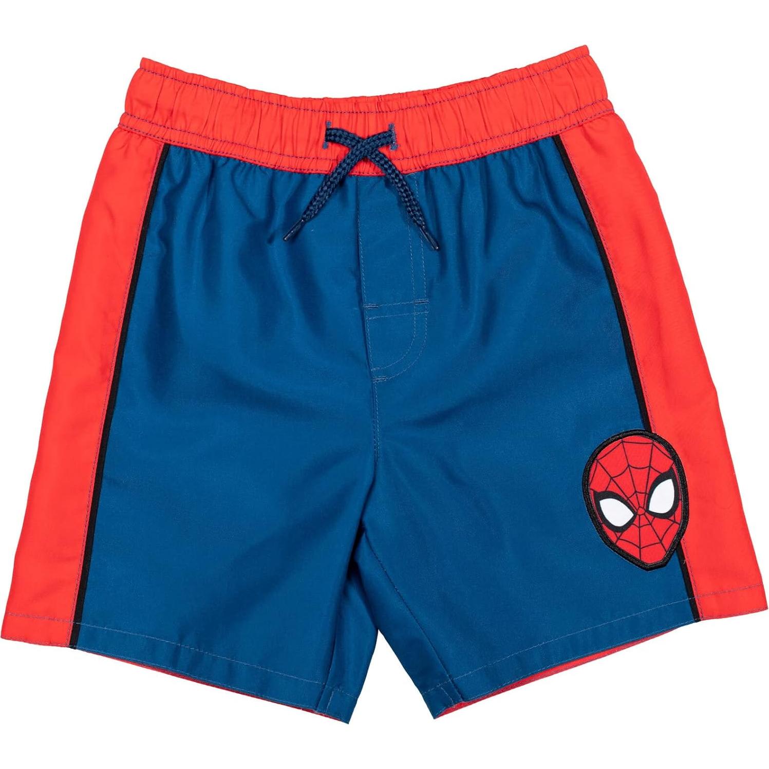 Conjunto de camiseta y bañador Marvel UPF 50+ para niños