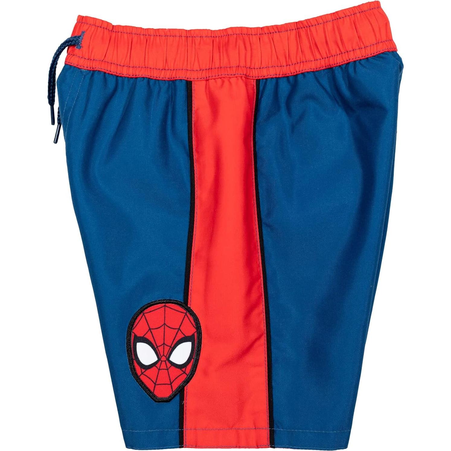 Conjunto de camiseta y bañador Marvel UPF 50+ para niños