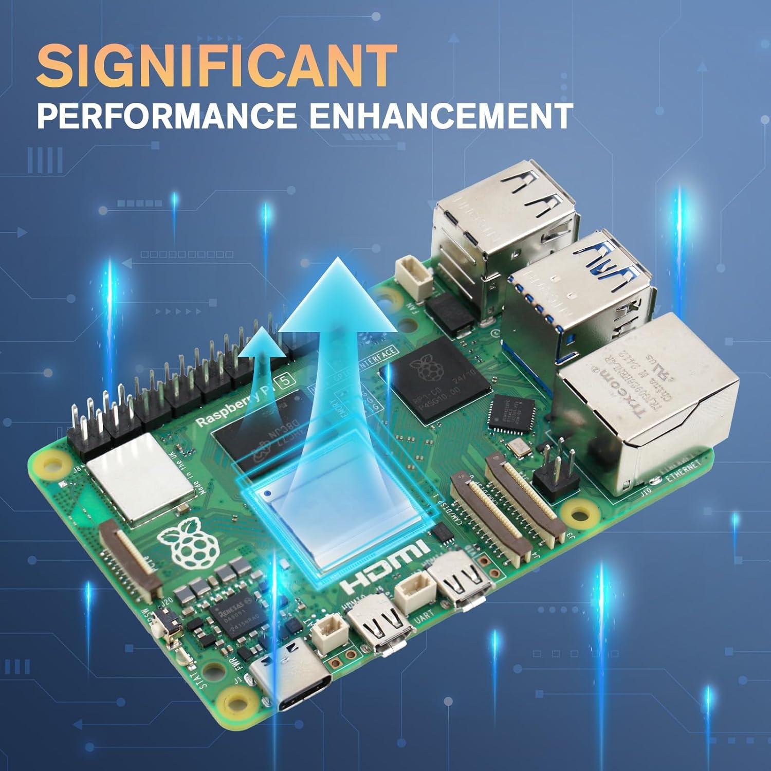 Kit Raspberry Pi 5 YOOMAGO 8GB RAM + Accesorios completos