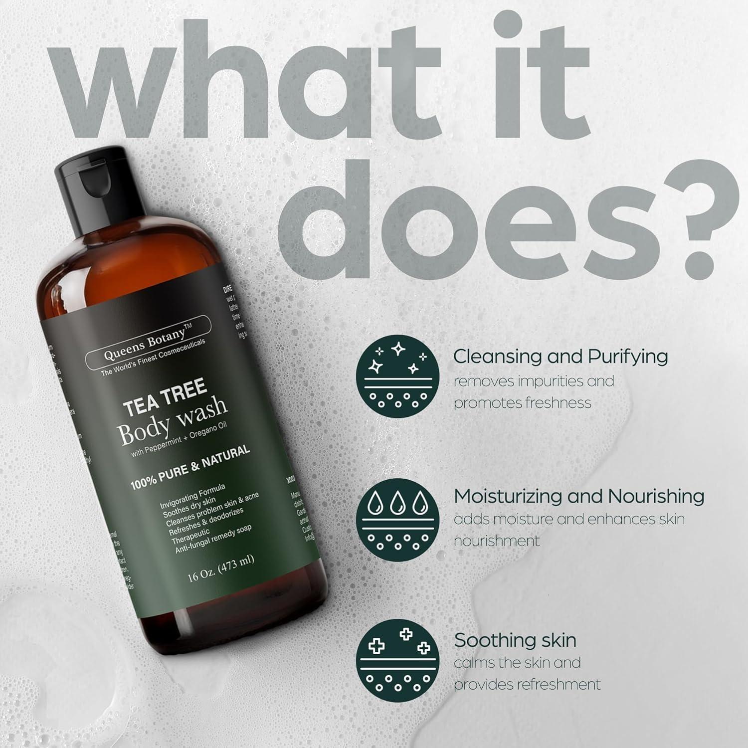 Jabón Corporal Antibacteriano Artnaturals 473ml Aceite de Árbol de Té