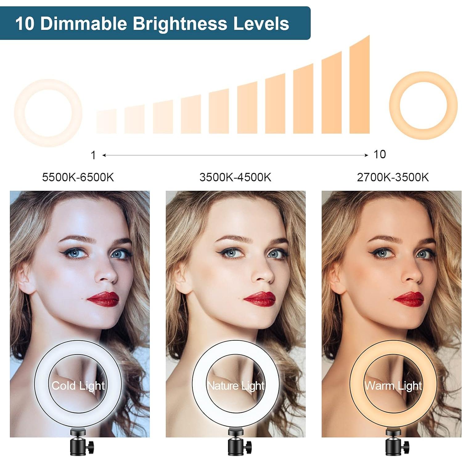 Kit de Iluminación LED Sancheay 15.24 cm 3 Modos 10 Brillos