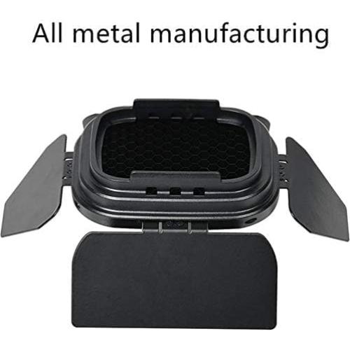 Puerta de Granero Godox BD-07 con Rejilla y 4 Filtros de Color