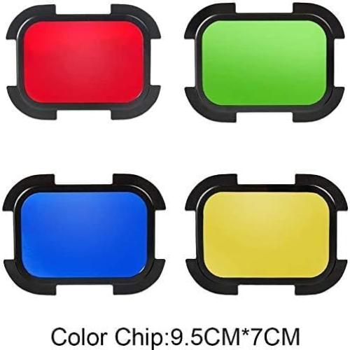 Puerta de Granero Godox BD-07 con Rejilla y 4 Filtros de Color