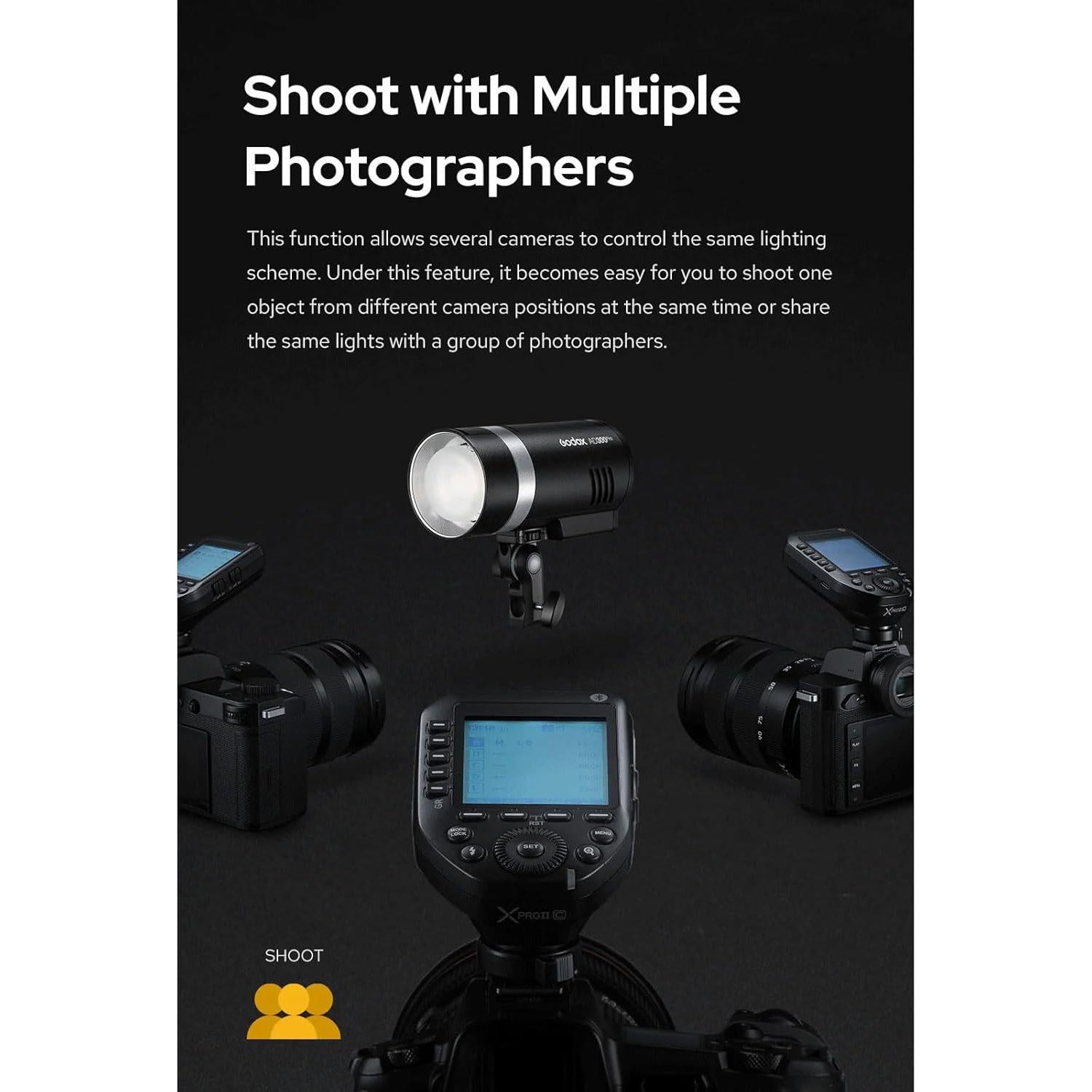 Disparador Inalámbrico TTL Godox XProII-F para Fujifilm