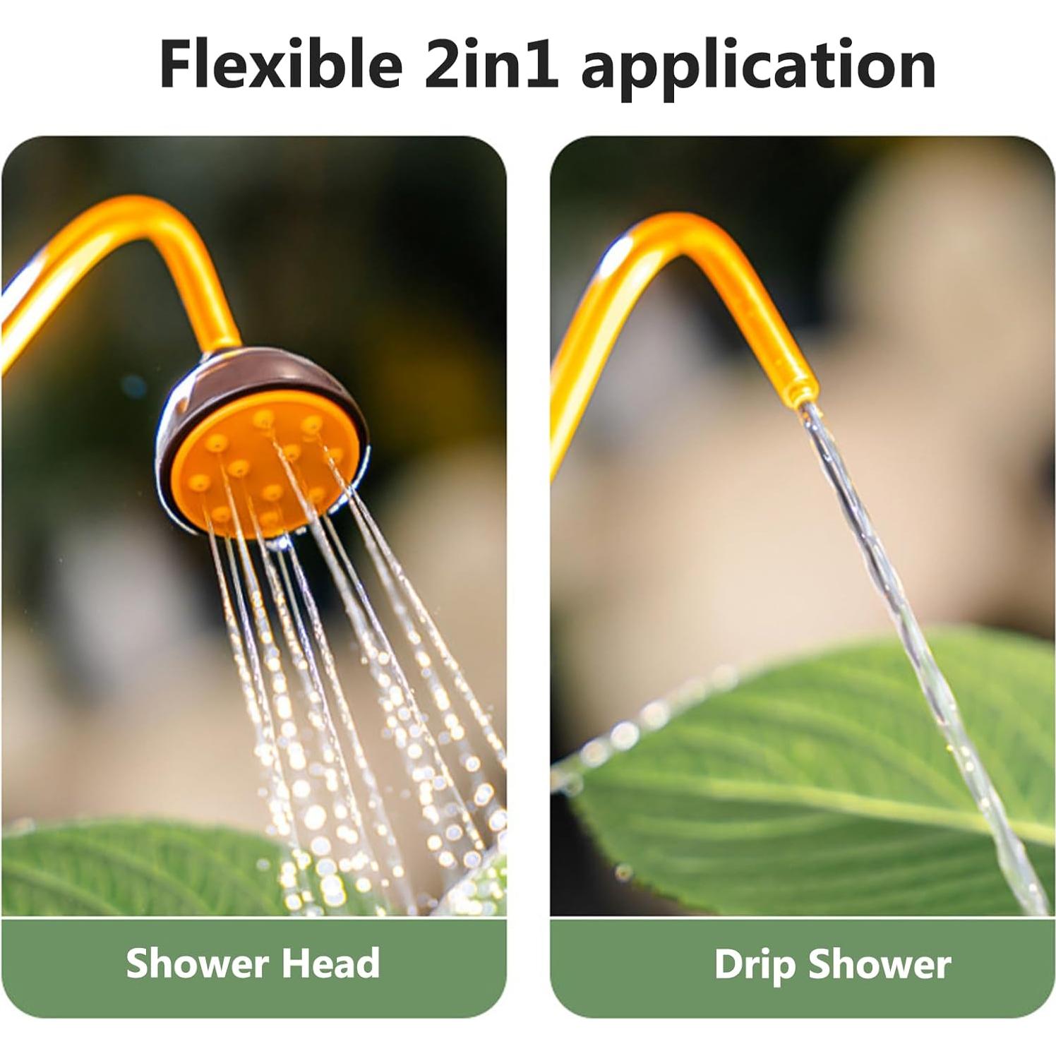 Regadera Pequeña JUSUFU 0.45L Azul para Plantas