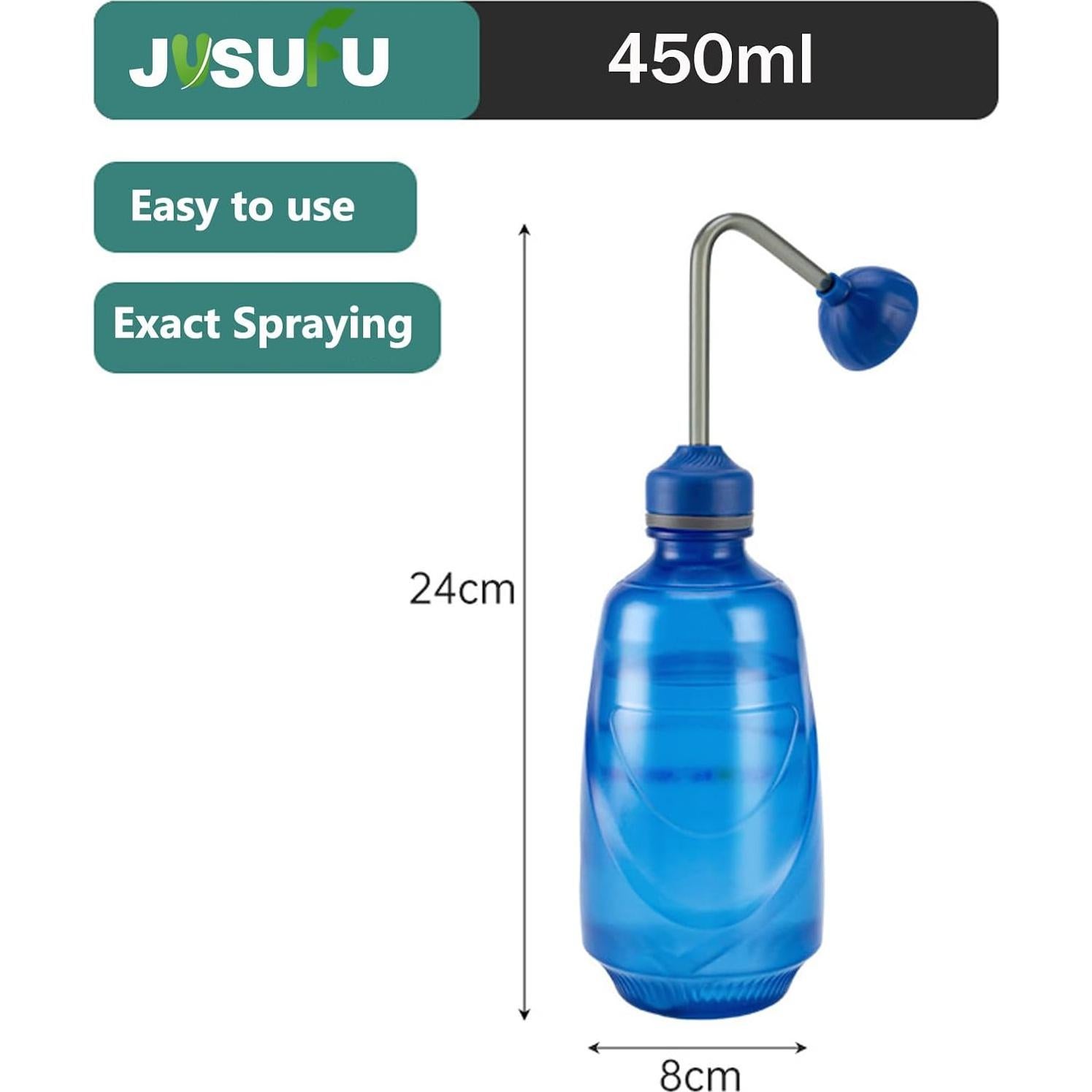Regadera Pequeña JUSUFU 0.45L Azul para Plantas