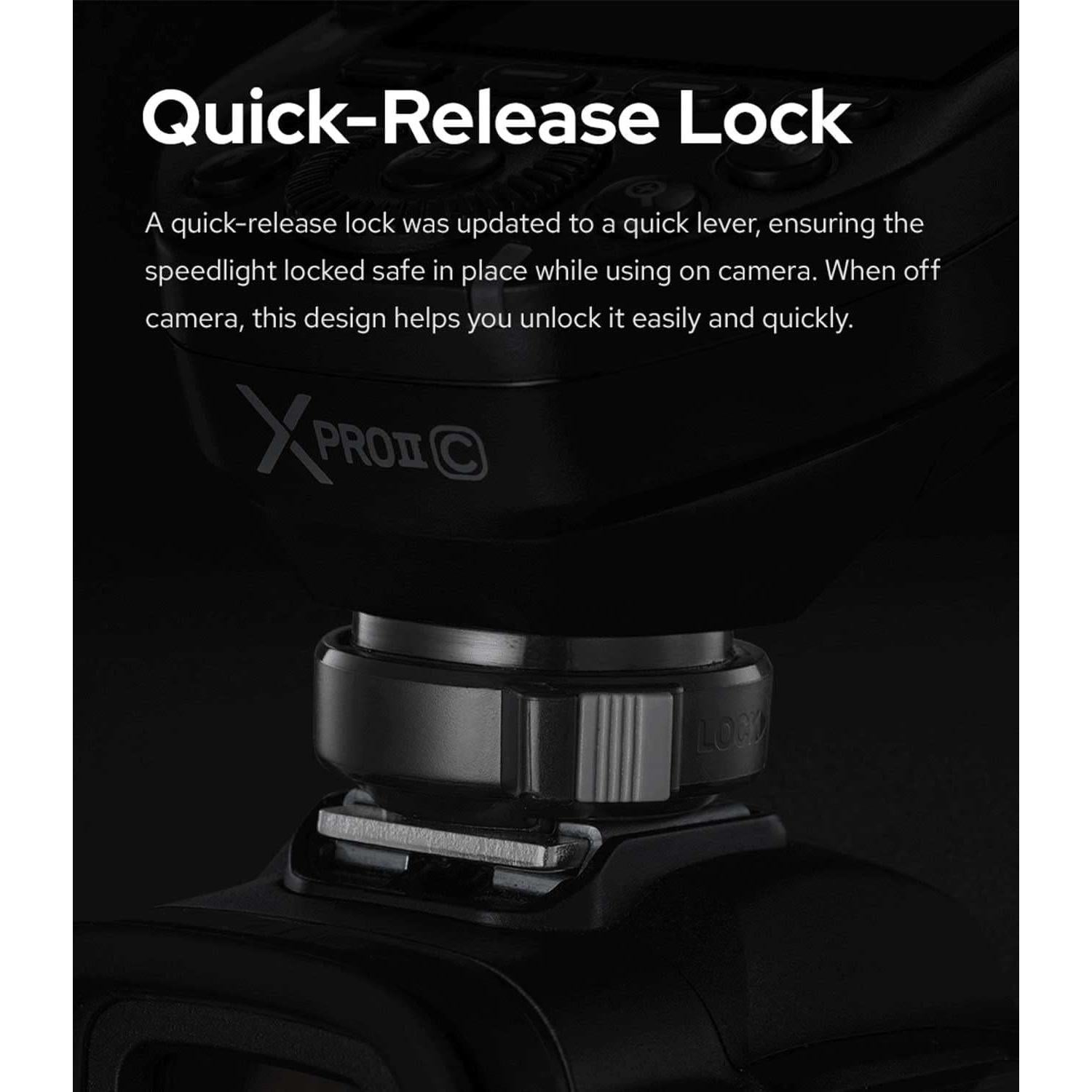 Disparador Inalámbrico Godox XProII-C E-TTL para Canon