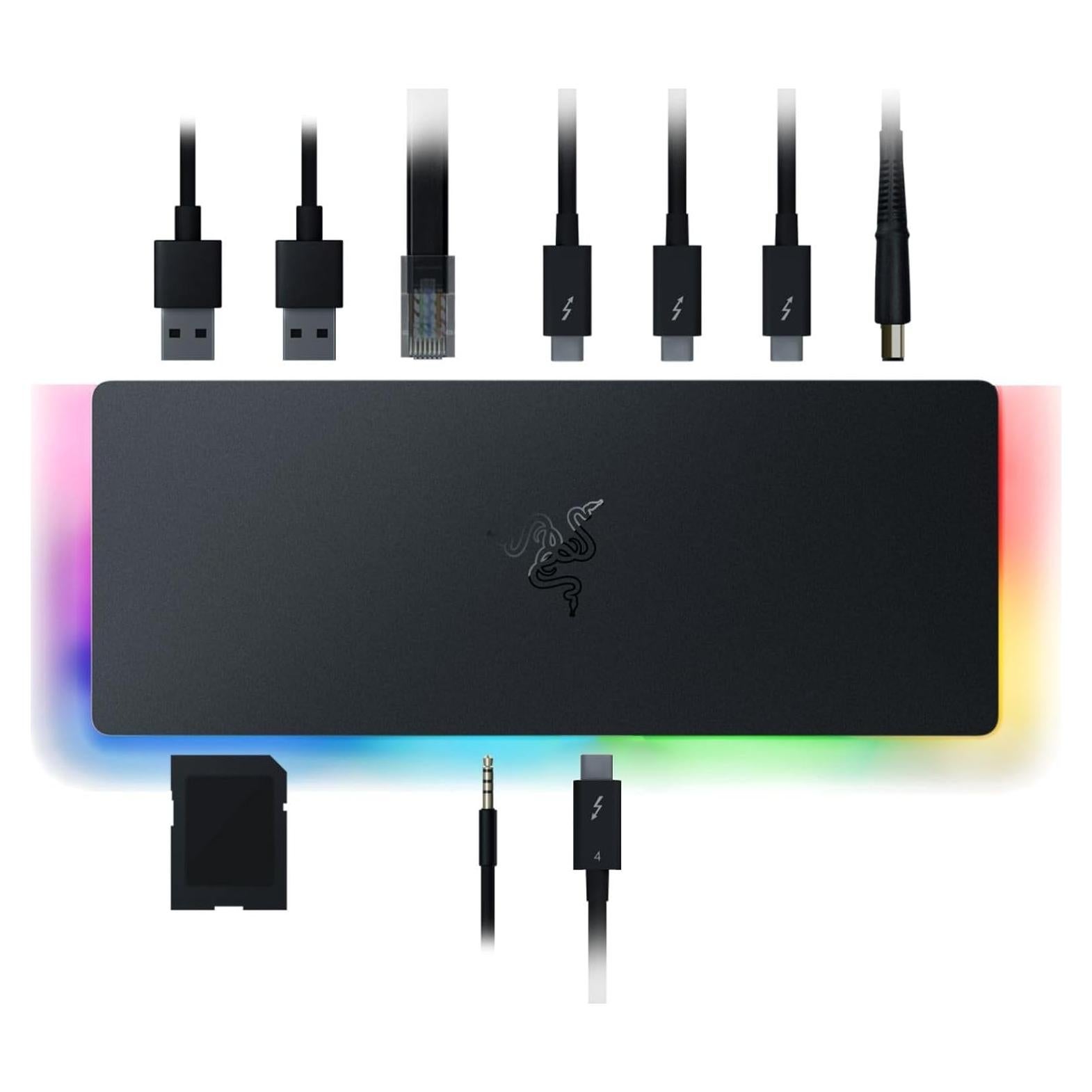 Dock Thunderbolt 4 Razer Chroma - 10 Puertos, Doble 4K, Carga