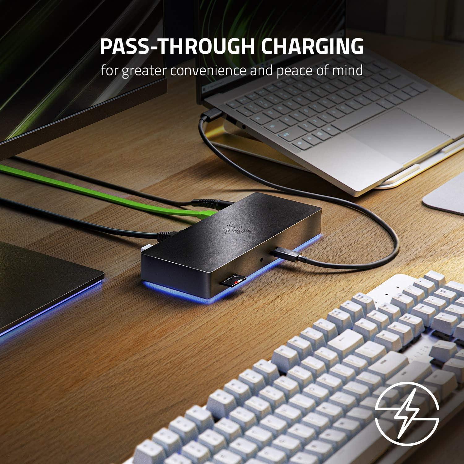 Dock Thunderbolt 4 Razer Chroma - 10 Puertos, Doble 4K, Carga