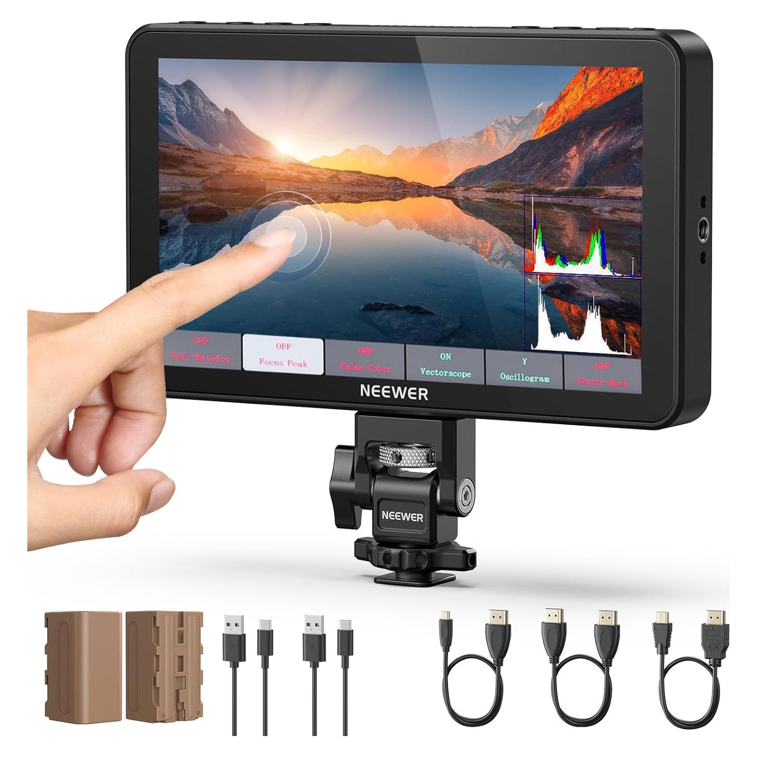 Monitor de Campo NEEWER F700 7" 2000nit HD Táctil 1920x1080