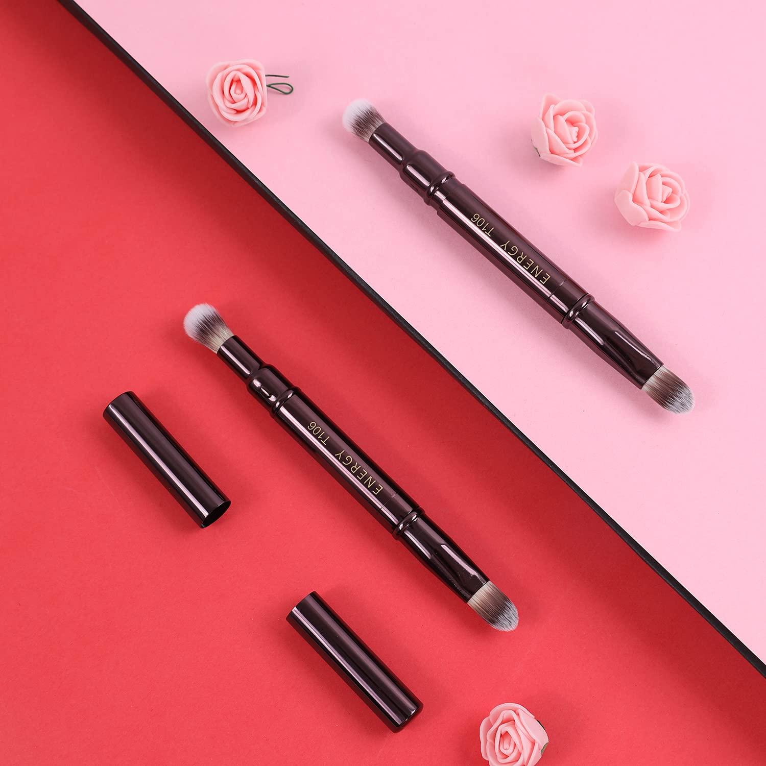 Brocha de Corrector Doble Airbrush ENERGY 2-en-1 Retráctil