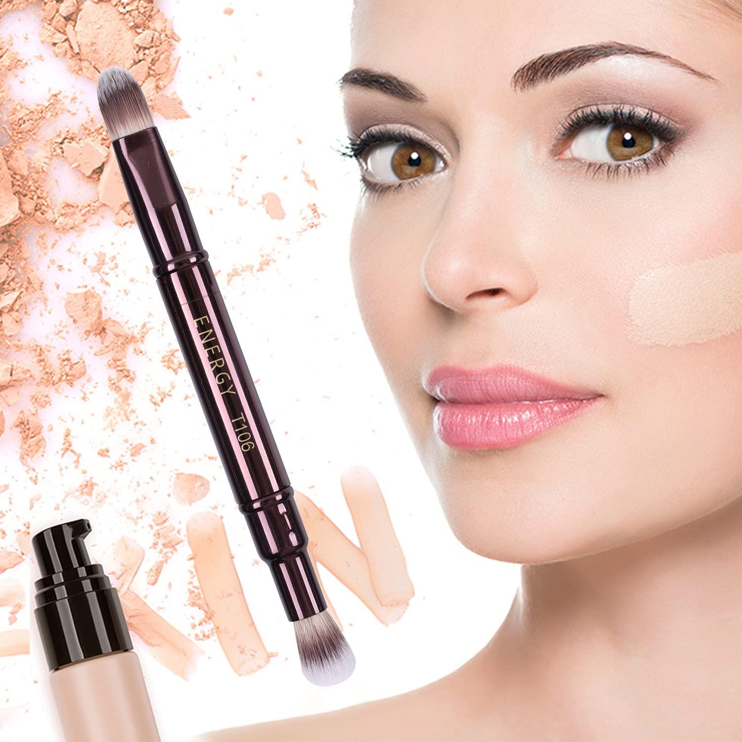 Brocha de Corrector Doble Airbrush ENERGY 2-en-1 Retráctil