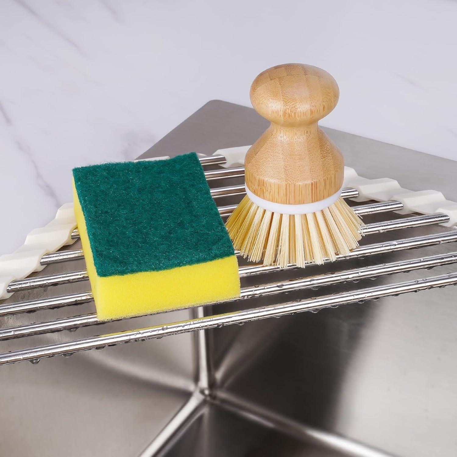 Estante de Secado de Platos Plegable Tomorotec Acero Inoxidable