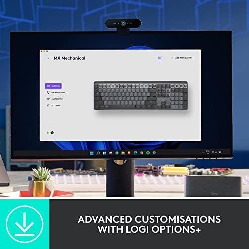Teclado Mecánico Inalámbrico Logitech MX Mechanical Grafito