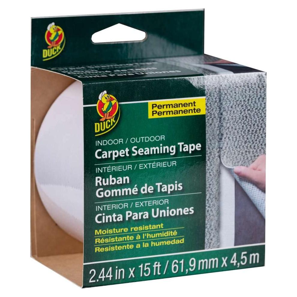 Cinta de unión de alfombra Duck Brand 6.19 cm x 4.57 m