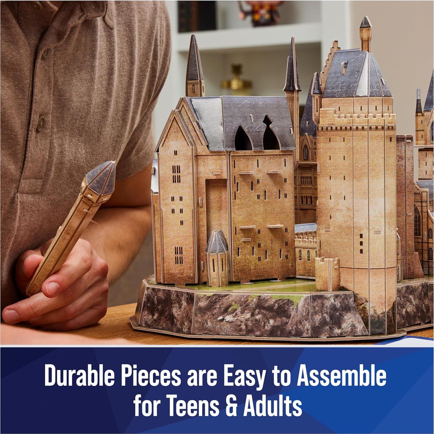 Castillo de Hogwarts Deluxe 4D Build Spin Master 384 Piezas