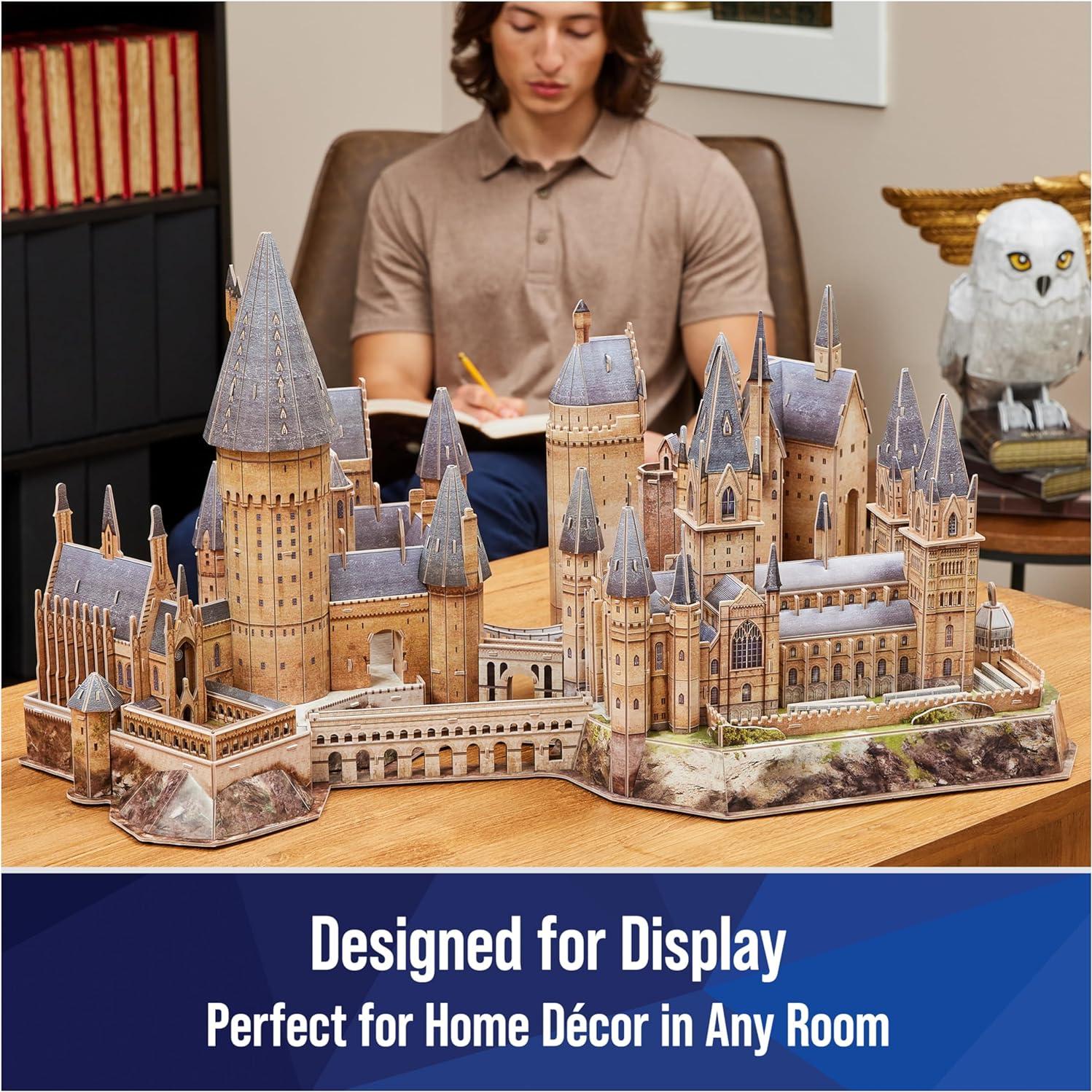 Castillo de Hogwarts Deluxe 4D Build Spin Master 384 Piezas
