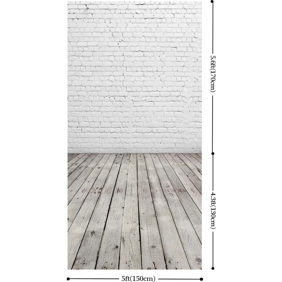 Fondo Fotográfico Vinilo HUAYI 150x300cm Ladrillo D-2504