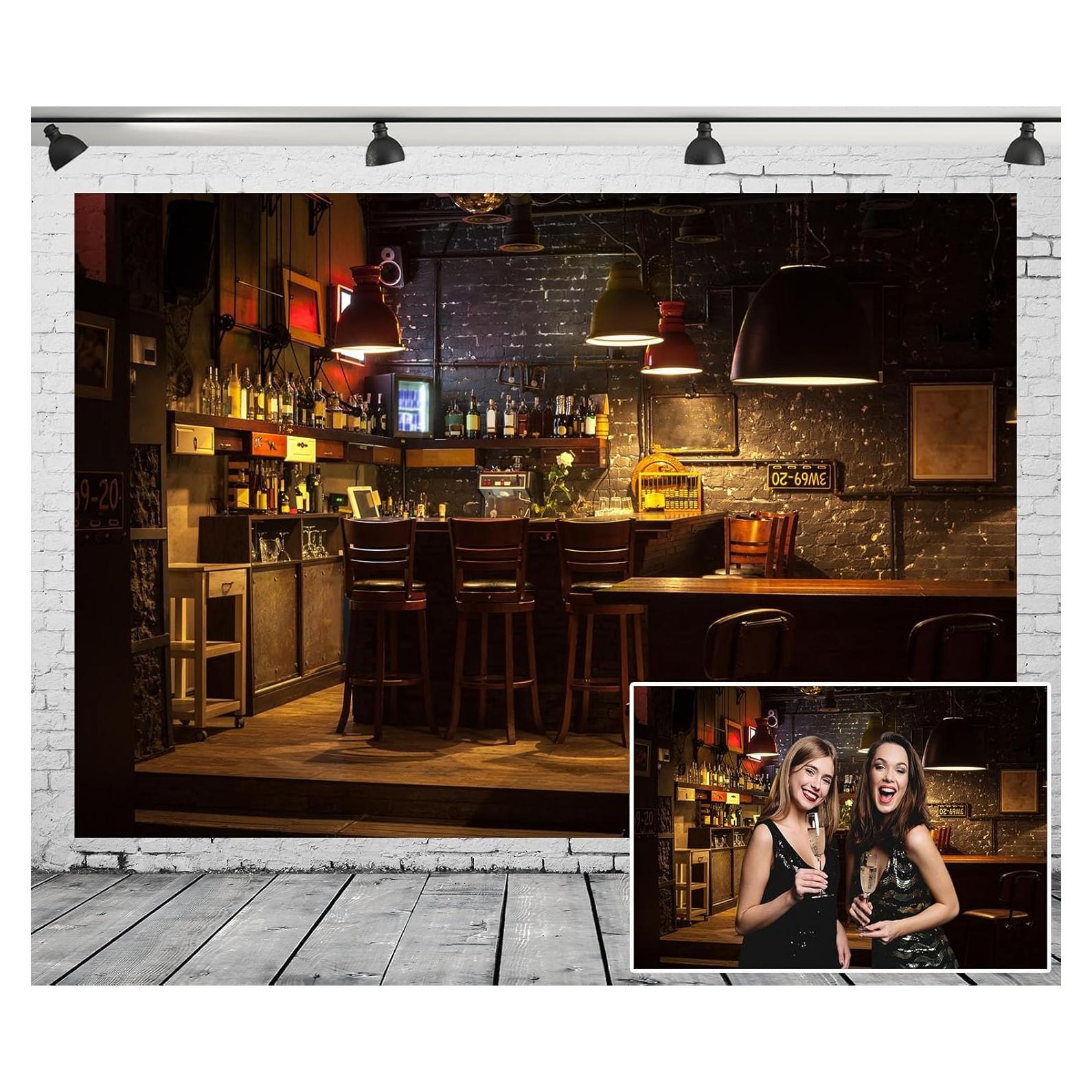 Backdrop de Tela Poliester Loccor 213x152cm Fiesta Pub