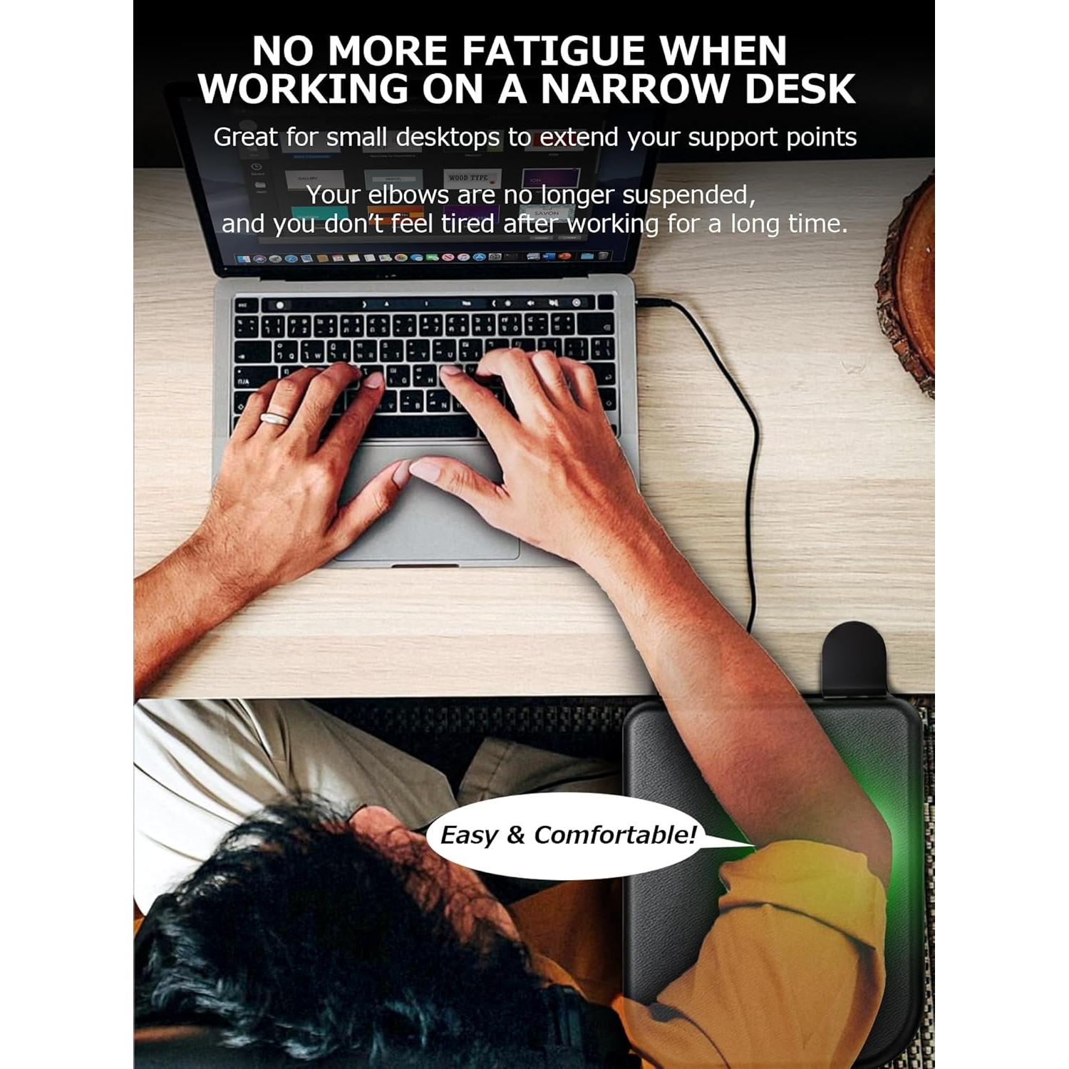 Reposabrazos Ergonómico NODOCA para Escritorio Plegable 1 pieza