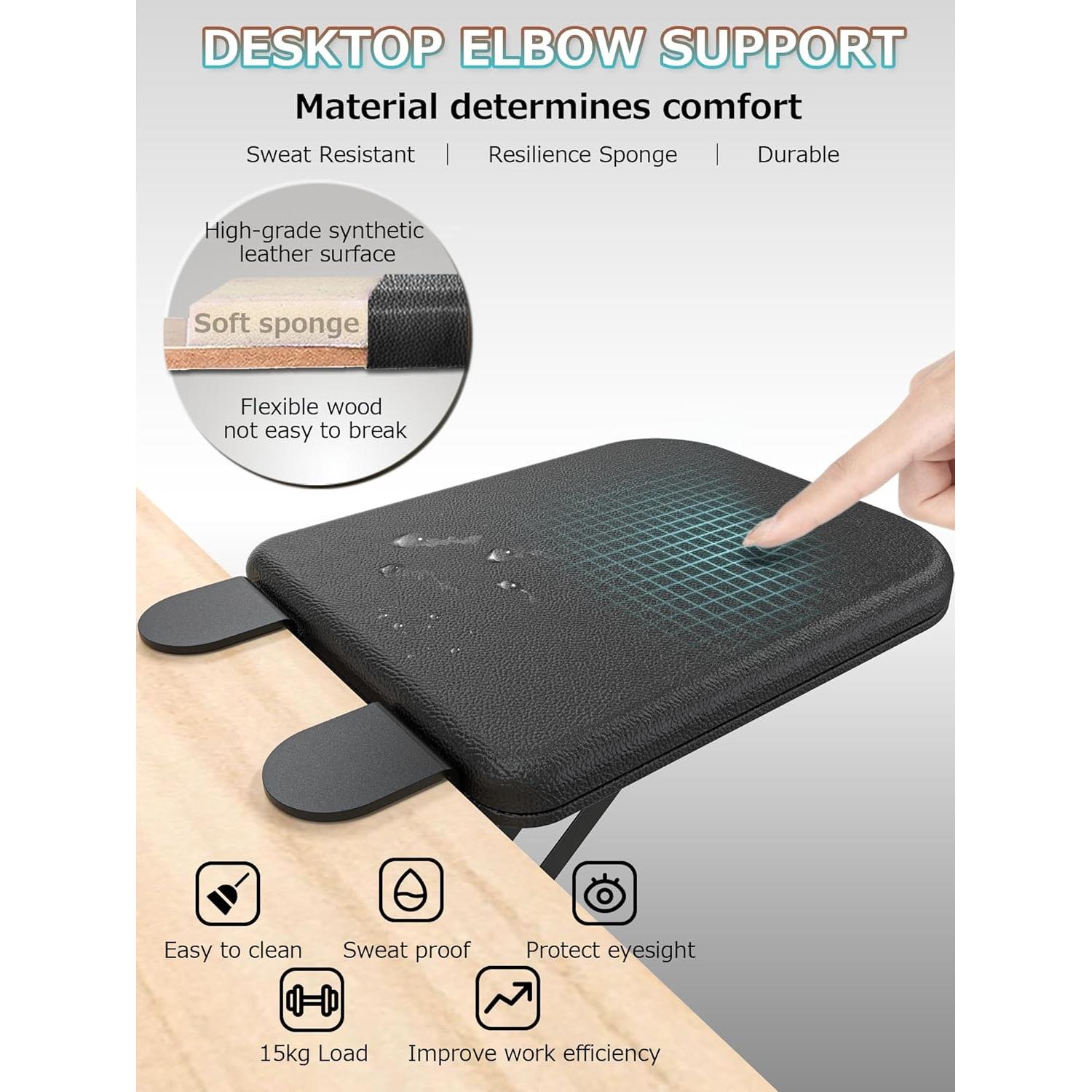 Reposabrazos Ergonómico NODOCA para Escritorio Plegable 1 pieza