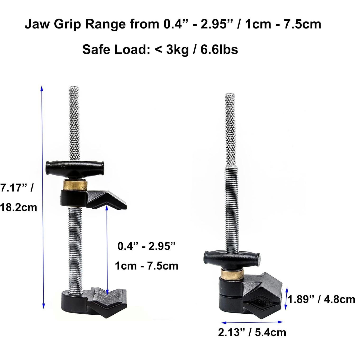 Agarrador Mordaza Pequeño PHOCUS 17.78 cm Metalico