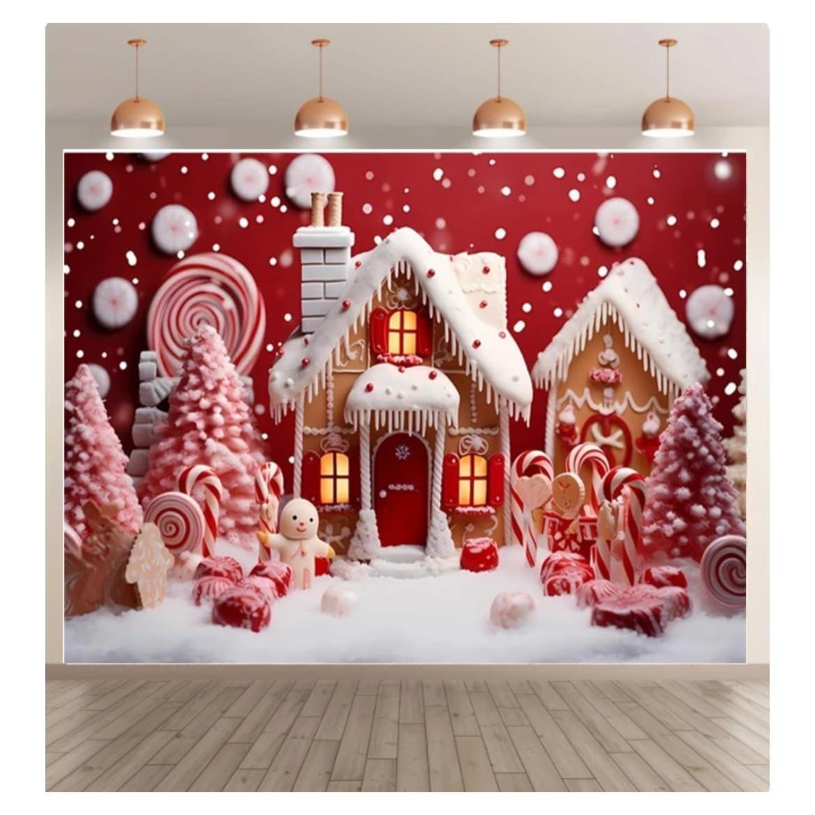 Fondo de Fotografía Navideño Vinilo 210x150cm MIXIANG