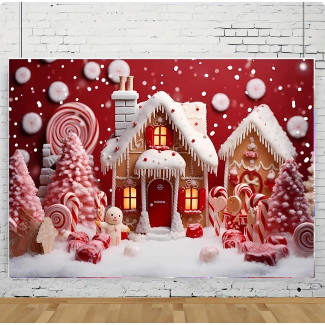 Fondo de Fotografía Navideño Vinilo 210x150cm MIXIANG