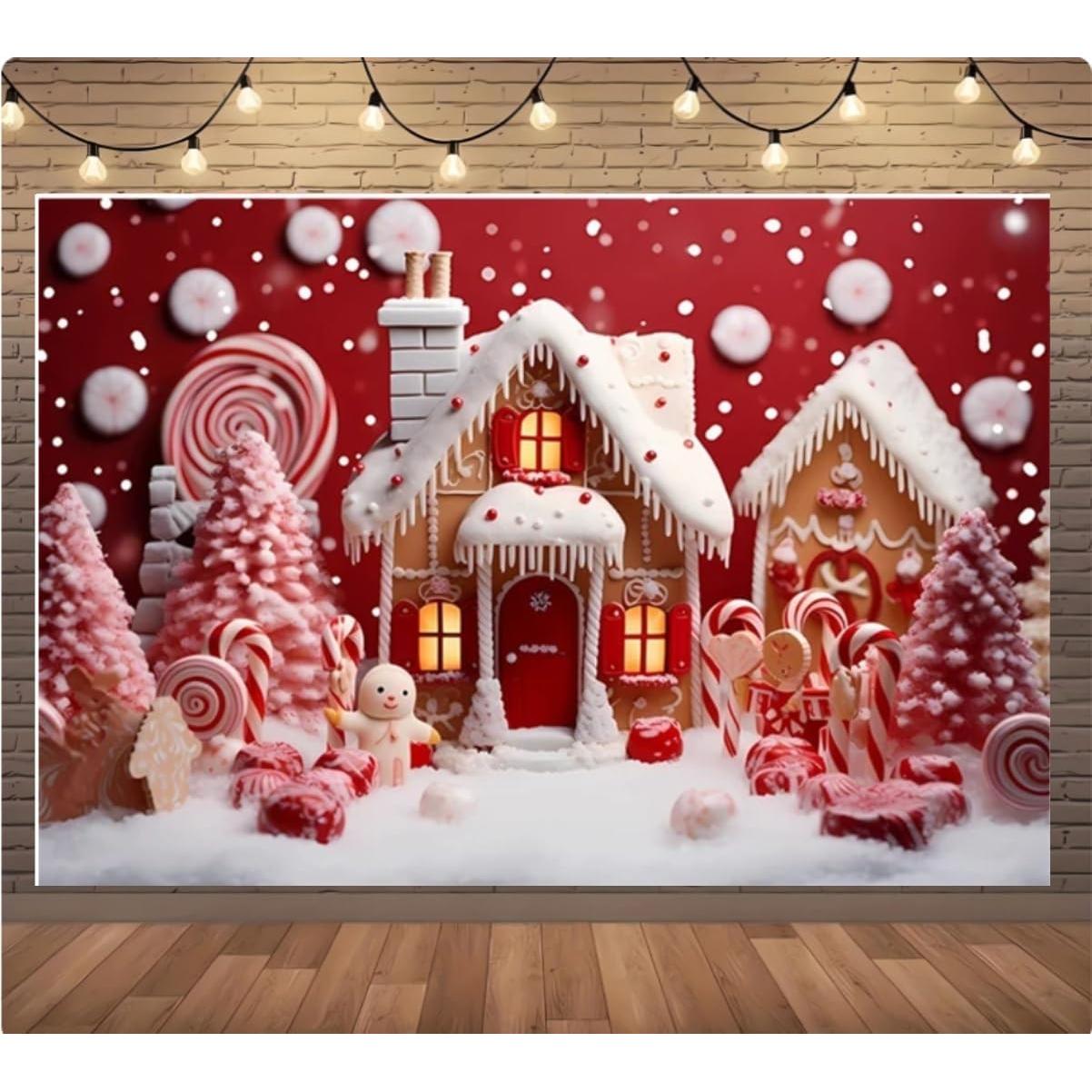 Fondo de Fotografía Navideño Vinilo 210x150cm MIXIANG