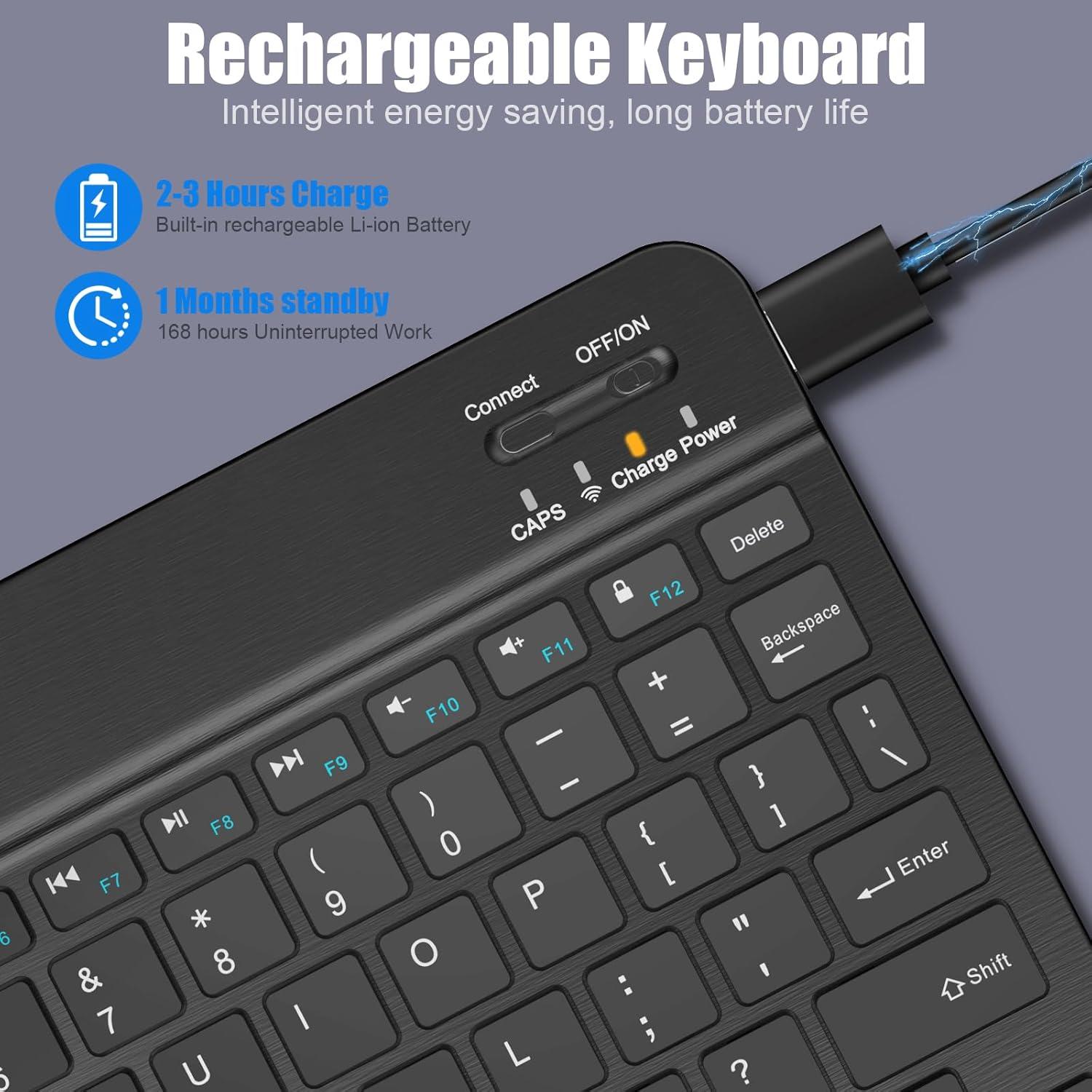 Teclado Bluetooth NOOX para iPad y Tablets - Ligero y Portátil