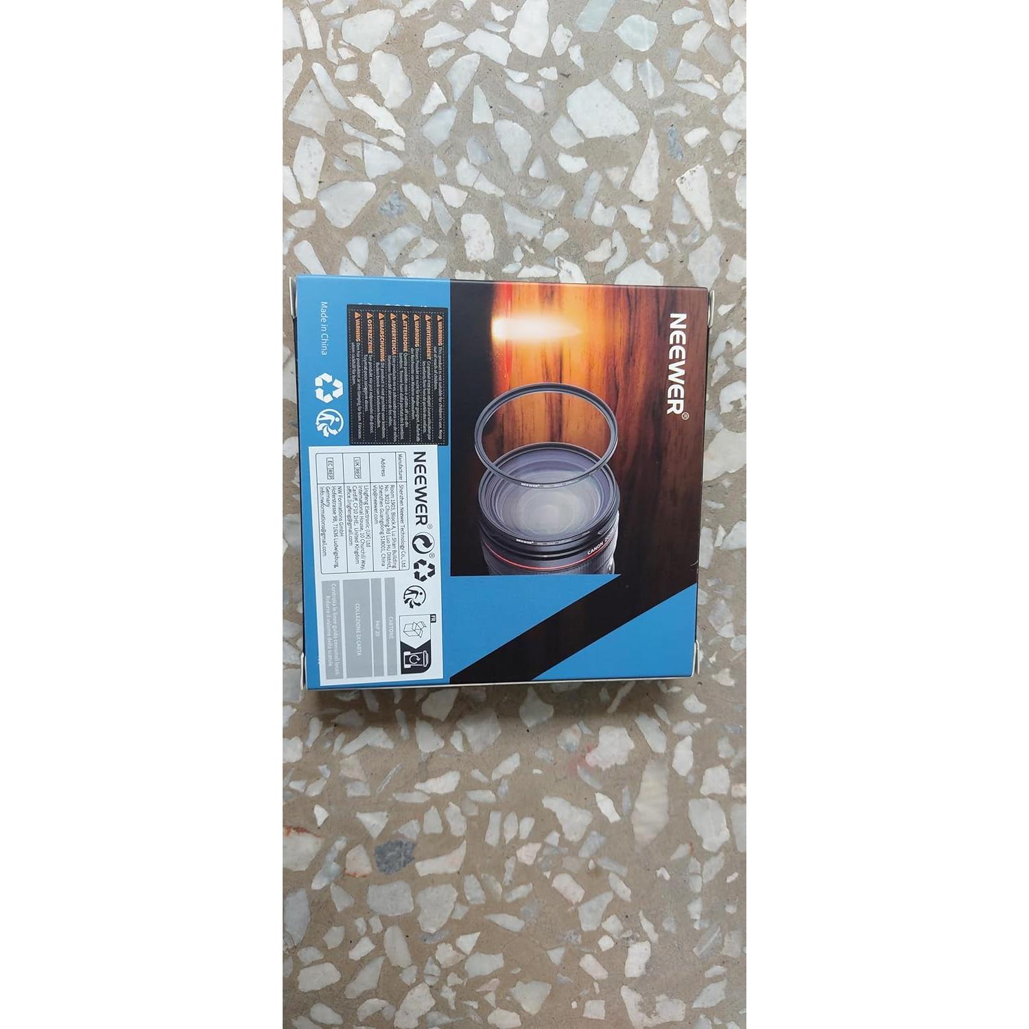 Filtro de Difusión Negra NEEWER 58mm 1/4 para Fotografía