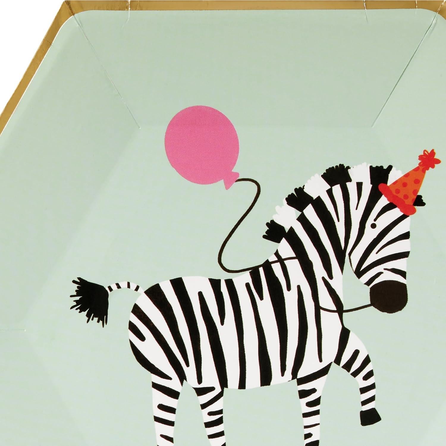 Platos de Almuerzo C.R. Gibson Hexagonales 8 Piezas