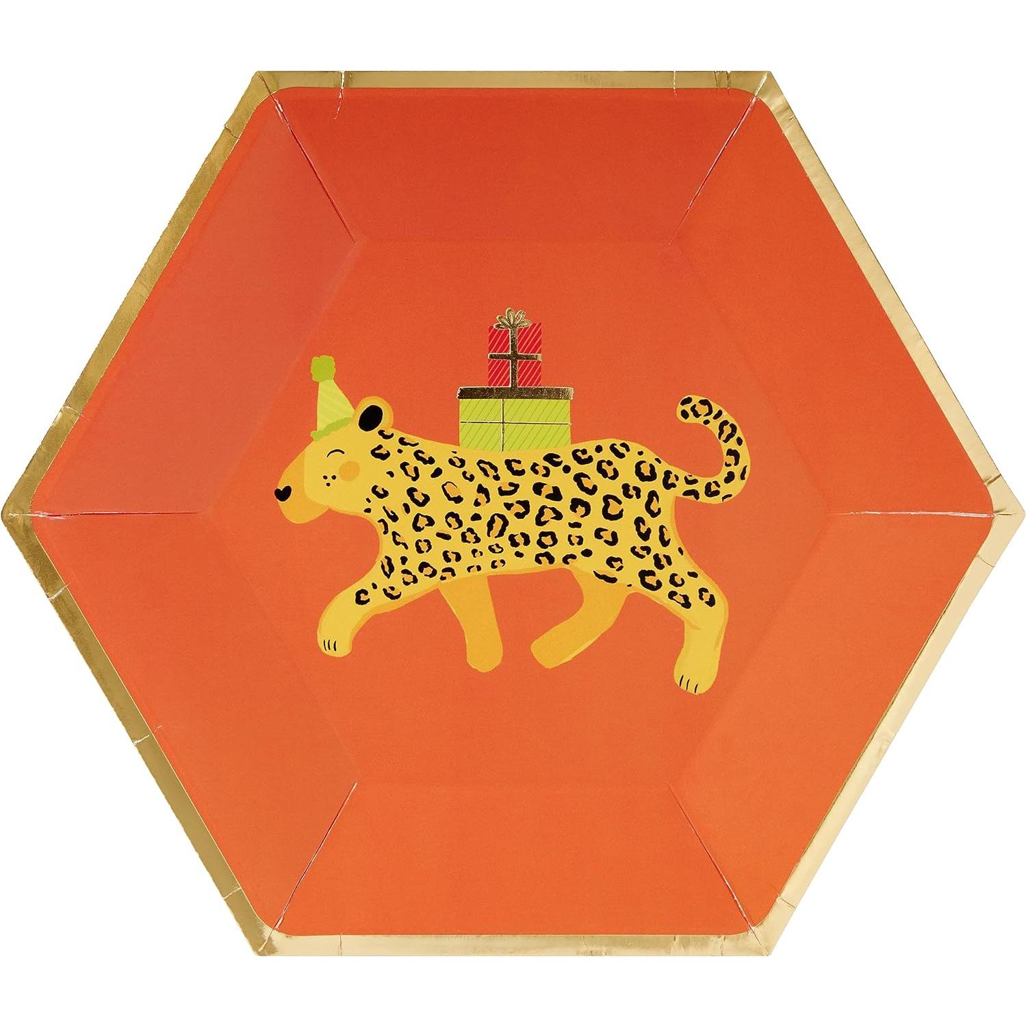 Platos de Almuerzo C.R. Gibson Hexagonales 8 Piezas