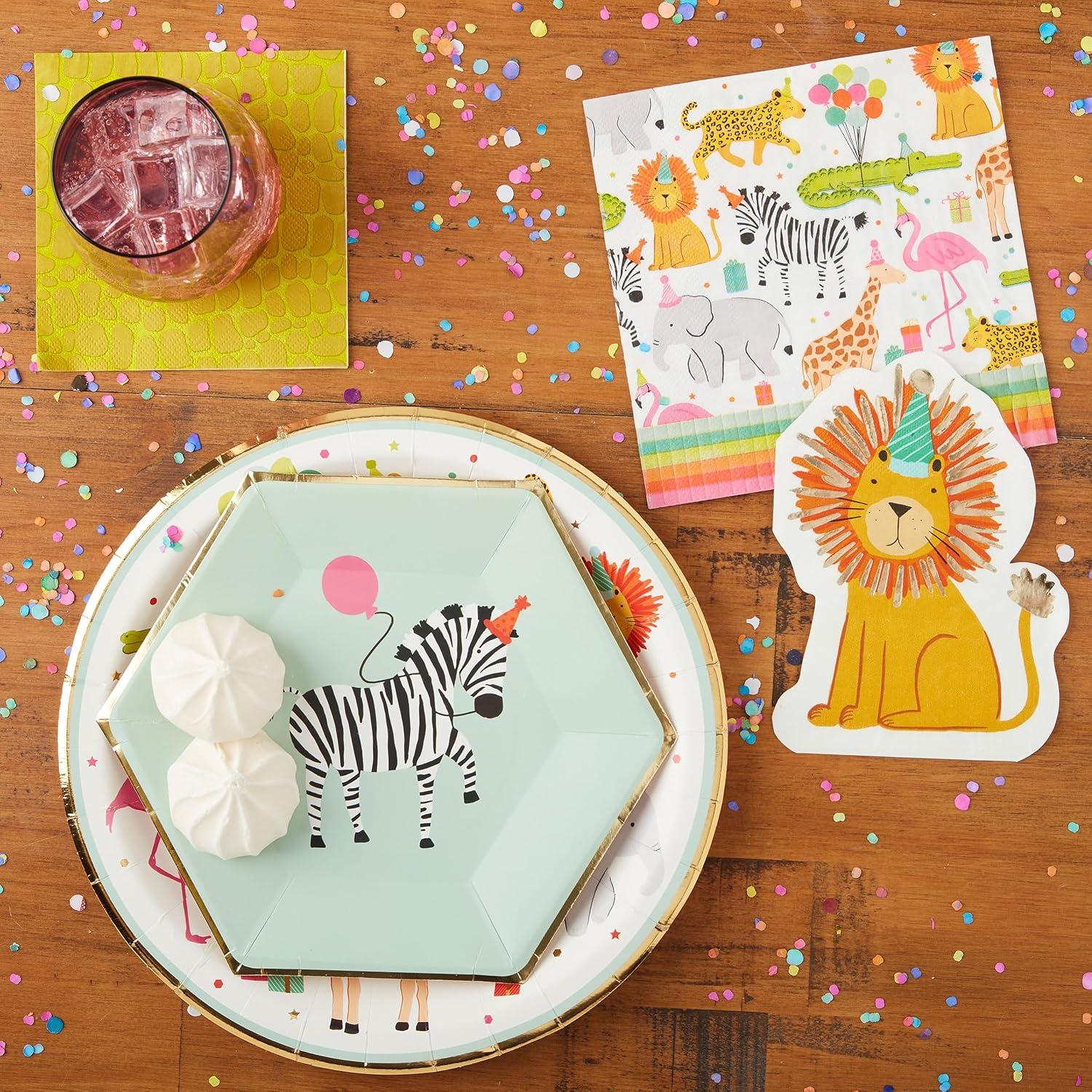 Platos de Almuerzo C.R. Gibson Hexagonales 8 Piezas