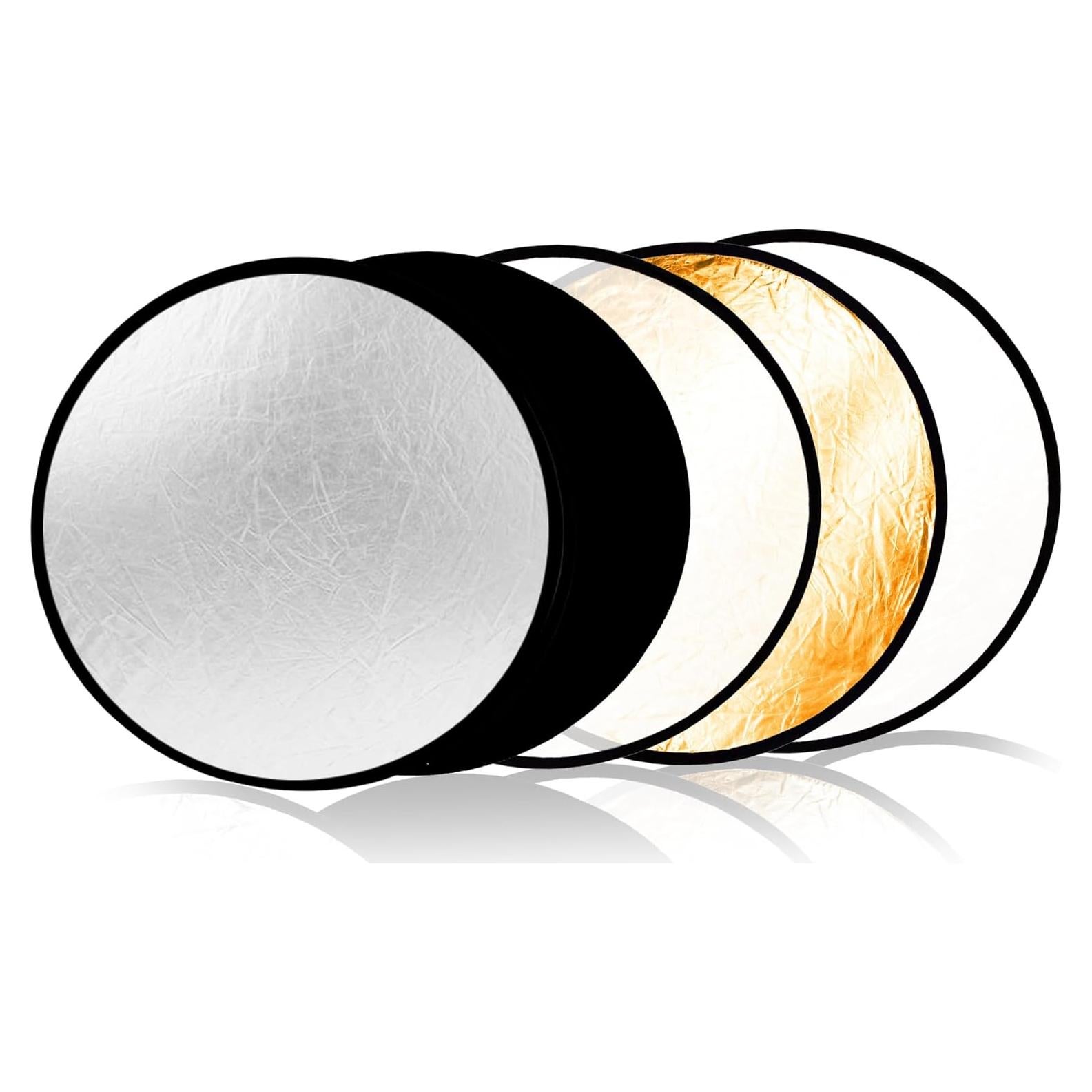 Reflector Fotográfico 5-en-1 YASHUO 60cm Resistente al Agua