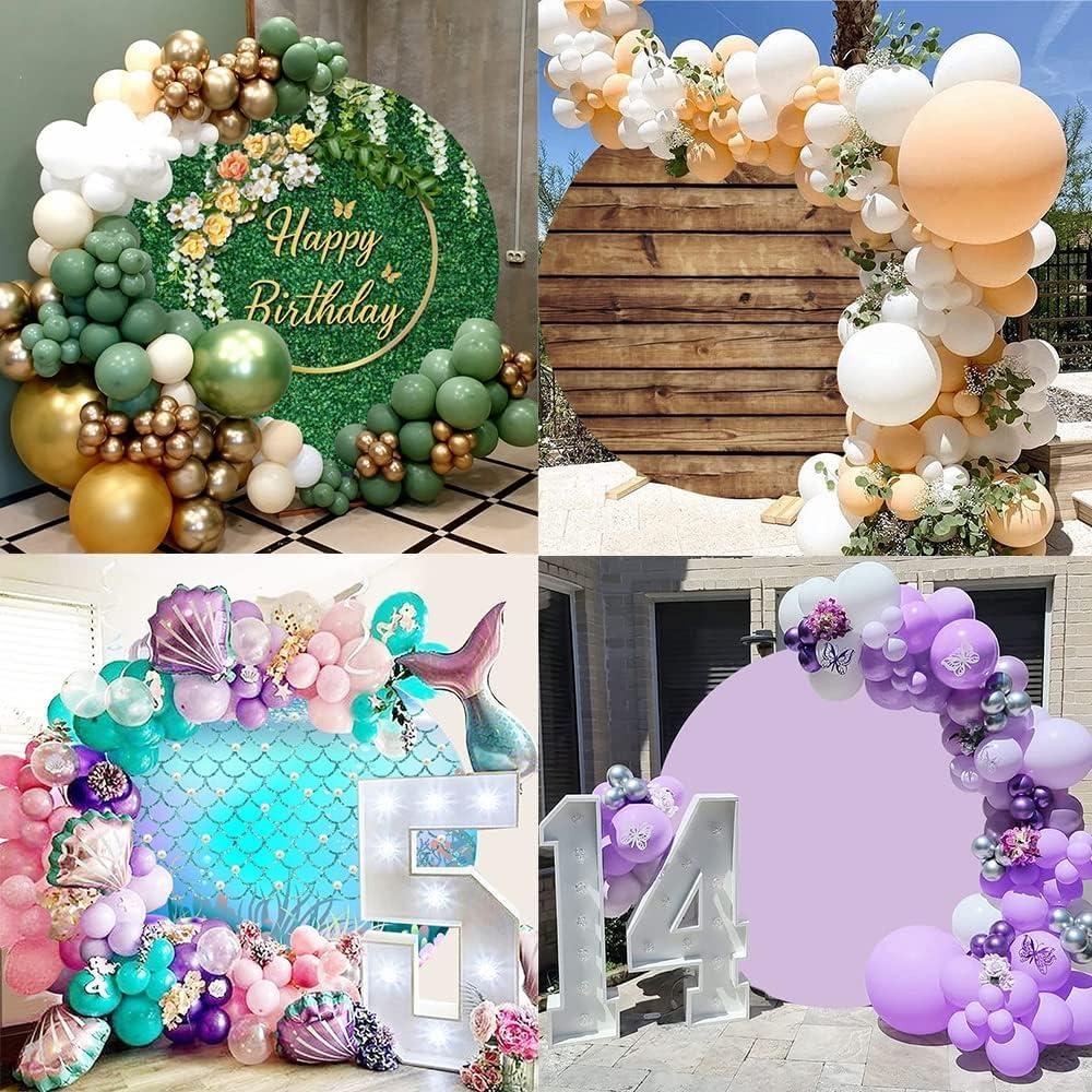 Fondo Redondo Beige 1.8m Nihilar para Fotografía y Eventos