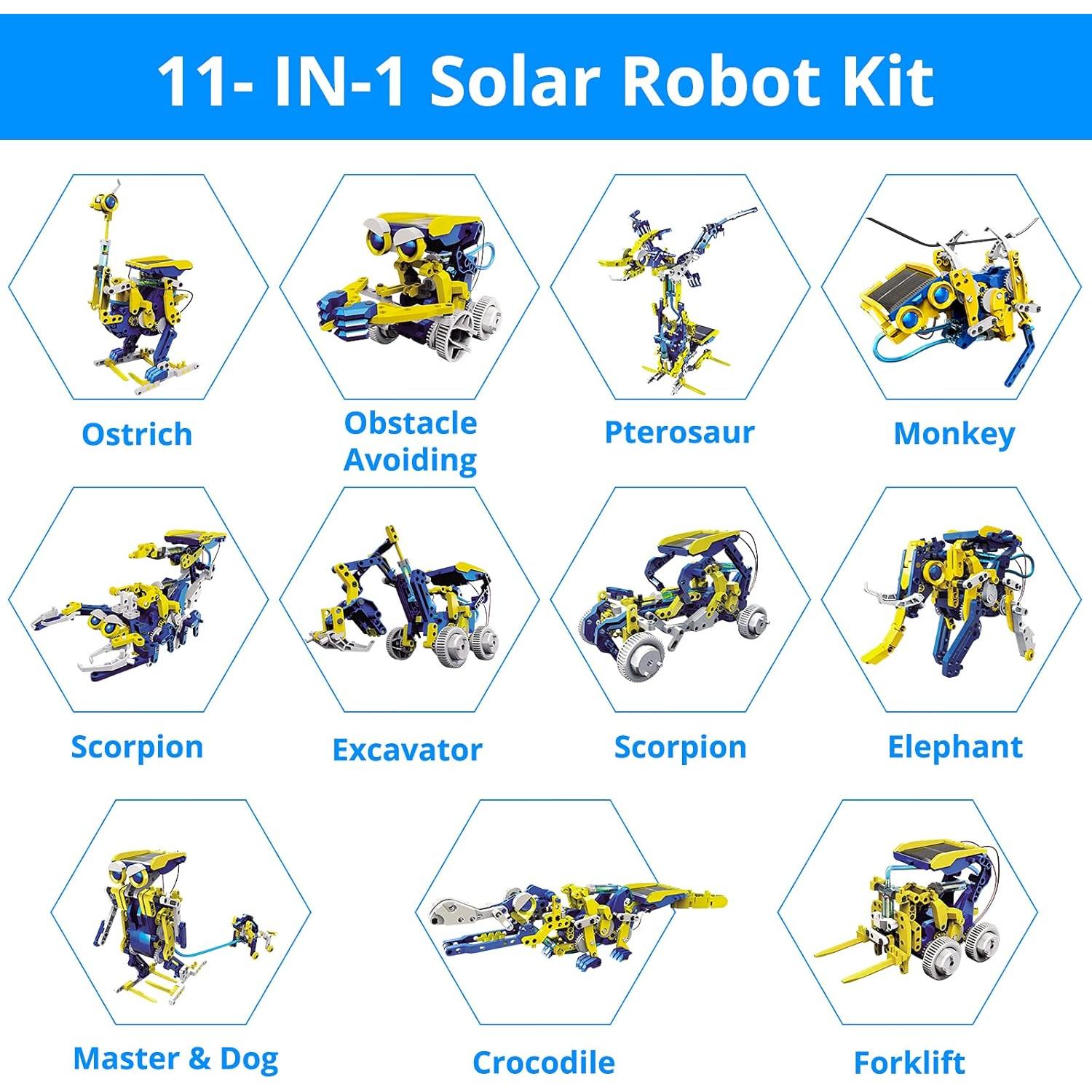 Juguete Robot Solar 11 en 1 OUTOGO para Niños 8-12 Años
