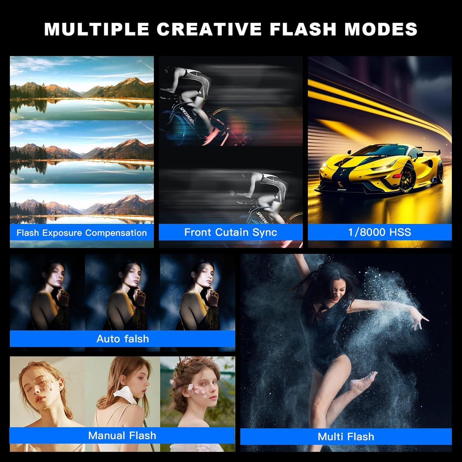 Flash Godox V1F para Fuji TTL Inalámbrico 1.06 kg HSS 1/8000s