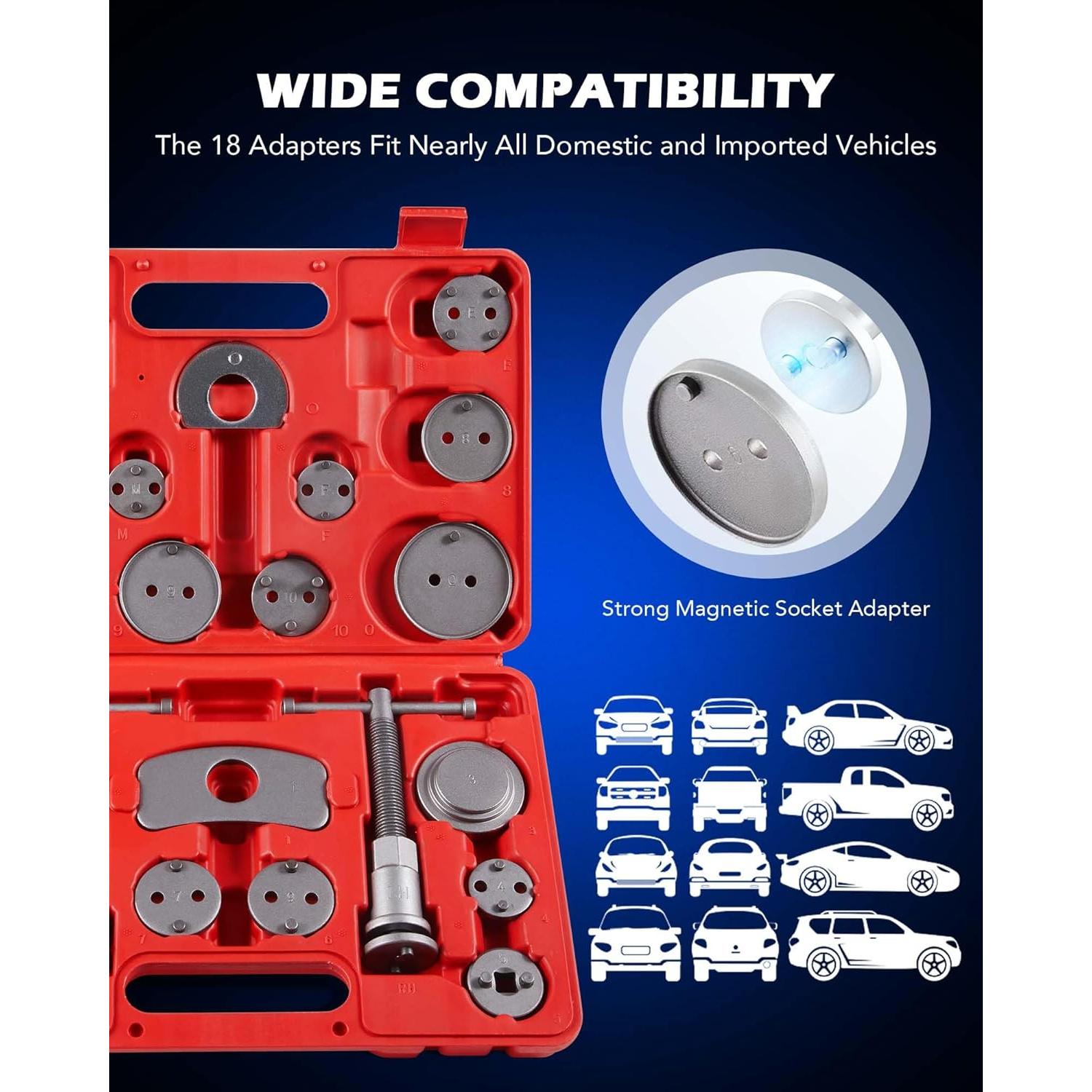 Juego de Herramientas para Caliper de Freno Orion 24 Pzas