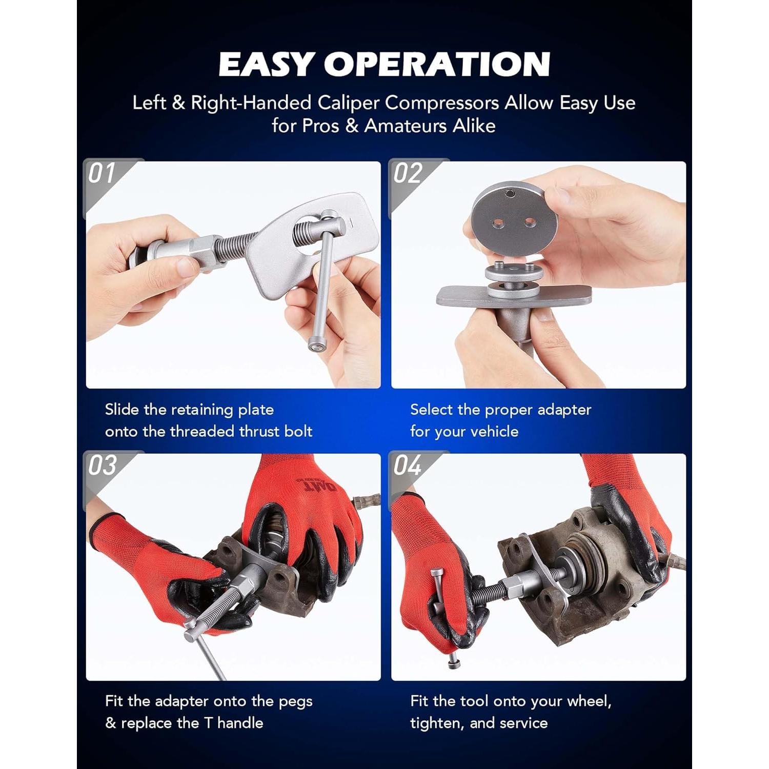 Juego de Herramientas para Caliper de Freno Orion 24 Pzas