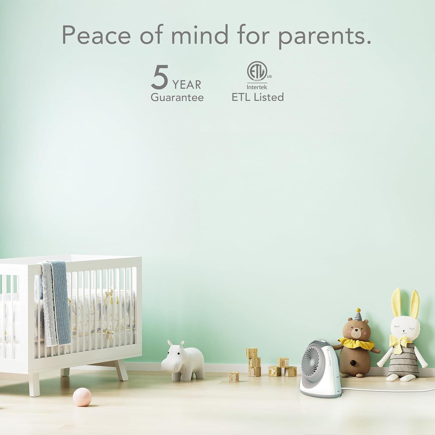 Ventilador de Aire Breesi Vornadobaby para Guardería Blanco