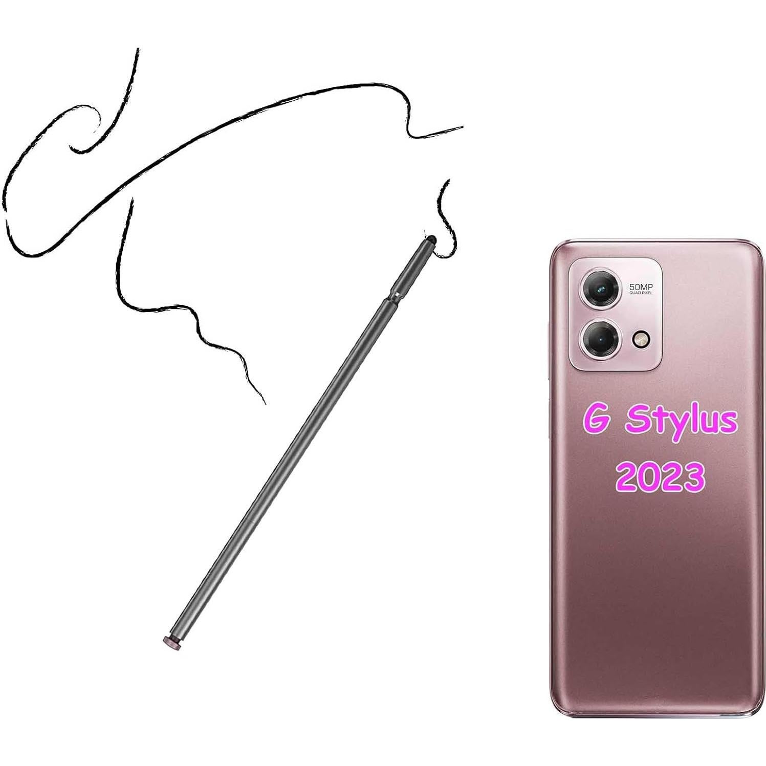 Lápiz Óptico LiXiongBao para Moto G Stylus 2023 Oro Rosa