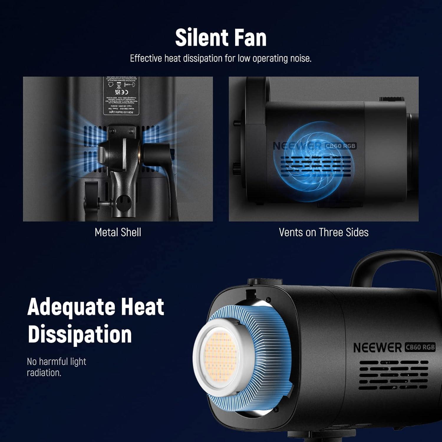 Luz de Video RGB NEEWER CB60 70W con Softbox Lantern 65cm